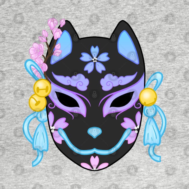 Kitsune Mask (pastel) (2) by Luna-Cooper